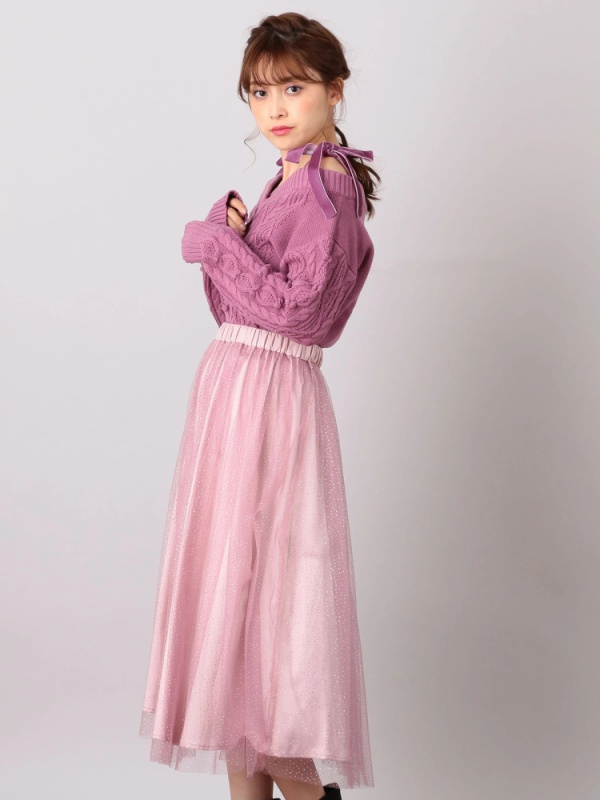 ラメチュールスカート スカート スカート Miia ミーア Roomy S Web Store 公式通販