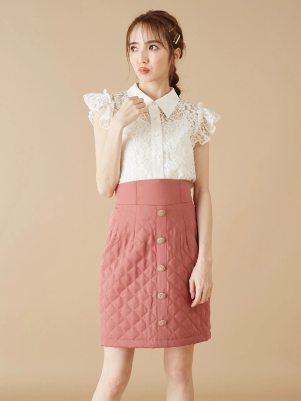 キルティングタイトスカート ミニスカート スカート Miia ミーア Roomy S Web Store 公式通販