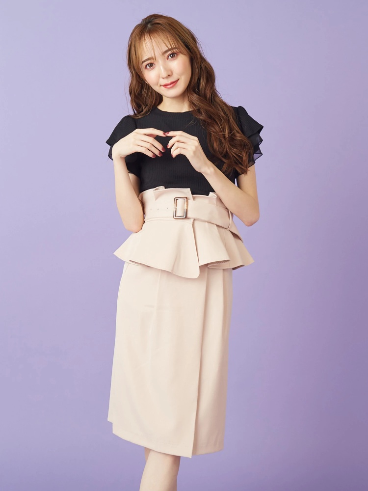丈が選べる コルセットベルト付きタイトスカート スカート スカート Miia ミーア Roomy S Web Store 公式通販 Roomy S Web Store ルーミィーズウェブストア