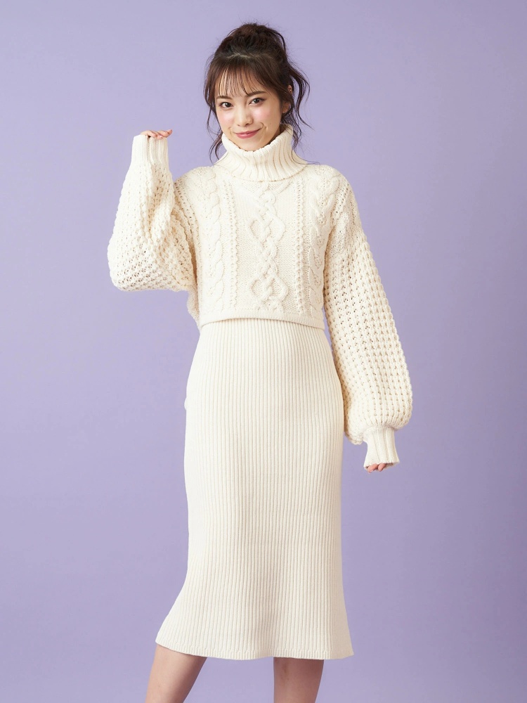 ケーブルニット ニットワンピースセット ニットワンピース ワンピース Miia ミーア Roomy S Web Store 公式通販 Roomy S Web Store ルーミィーズウェブストア ケーブルニット ニットワンピースセット ニットワンピース ワンピース Miia ミーア Roomy S Web Store 公式通販 Roomy S Web Store ルーミィーズウェブストア