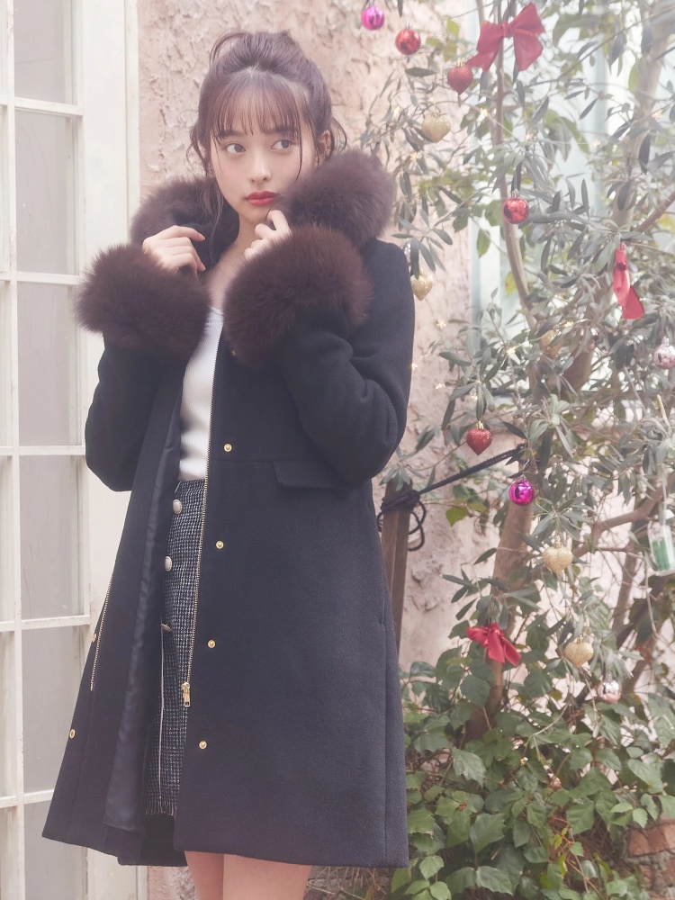 5wayfoxファーコート コート アウター Miia ミーア Roomy S Web Store 公式通販 Roomy S Web Store ルーミィーズウェブストア