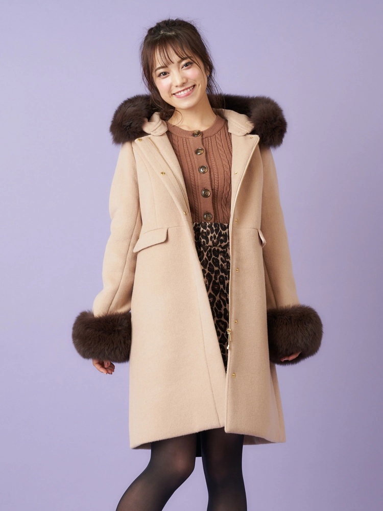 5wayfoxファーコート コート アウター Miia ミーア Roomy S Web Store 公式通販 Roomy S Web Store ルーミィーズウェブストア