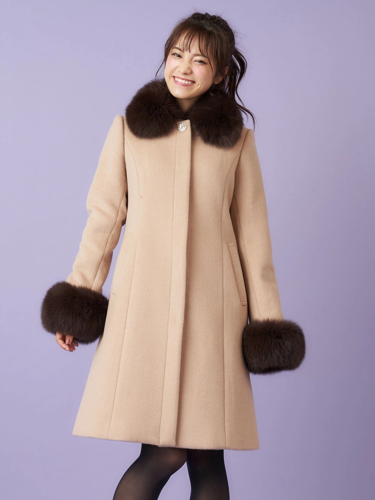 Foxファーノーカラービジューコート コート アウター Miia ミーア Roomy S Web Store 公式通販 Roomy S Web Store ルーミィーズウェブストア Foxファーノーカラービジューコート コート アウター Miia ミーア Roomy S Web Store 公式通販 Roomy S Web Store ルーミィーズウェブストア