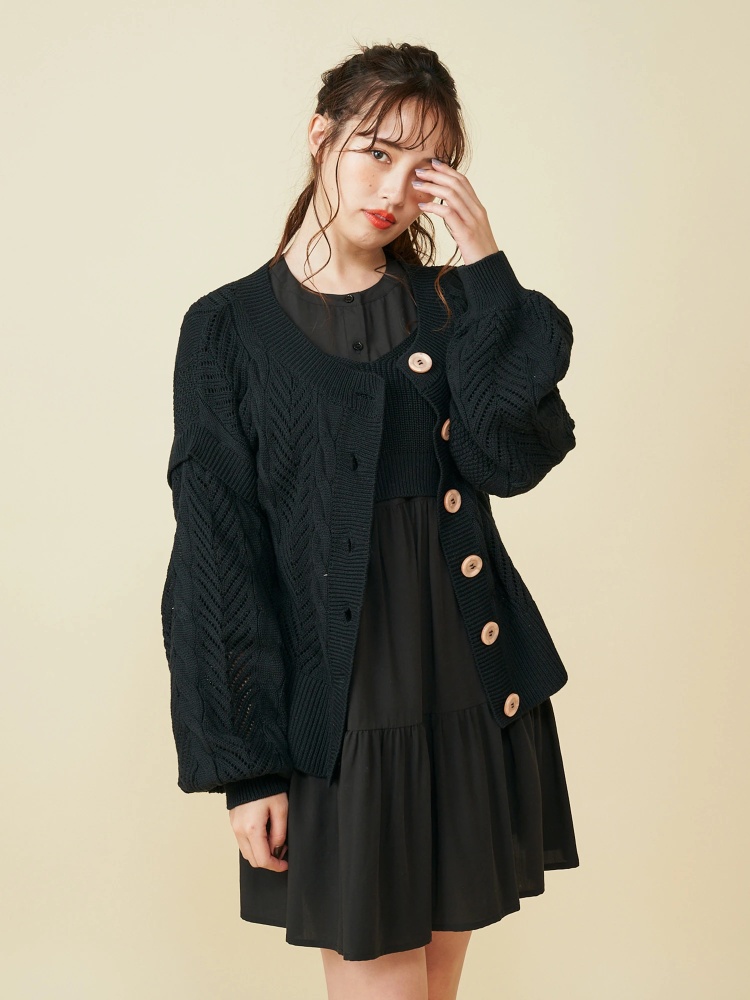 2wayケーブルニットカーディガン カーディガン トップス Miia ミーア Roomy S Web Store 公式通販 Roomy S Web Store ルーミィーズウェブストア 2wayケーブルニットカーディガン カーディガン トップス Miia ミーア Roomy S Web Store 公式通販 Roomy S Web Store ルーミィーズウェブストア