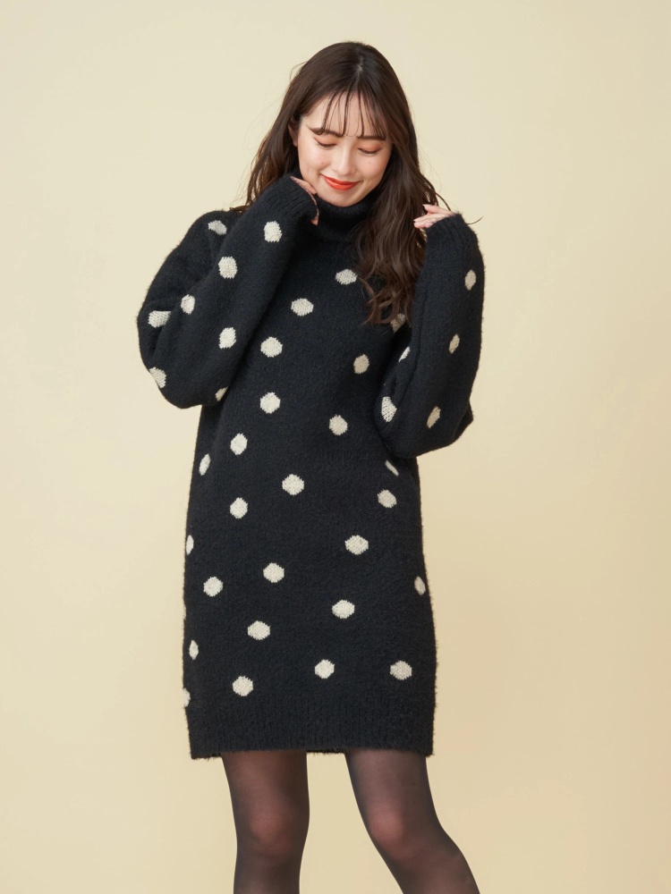 タートルフェザーニットワンピース ニットワンピース ワンピース Miia ミーア Roomy S Web Store 公式通販 Roomy S Web Store ルーミィーズウェブストア