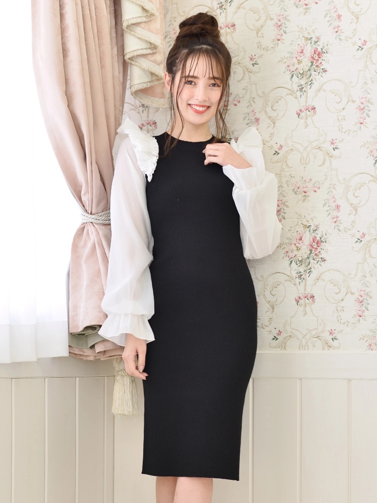 ピクシーニットワンピース ニットワンピース ワンピース Miia ミーア Roomy S Web Store 公式通販 Roomy S Web Store ルーミィーズウェブストア