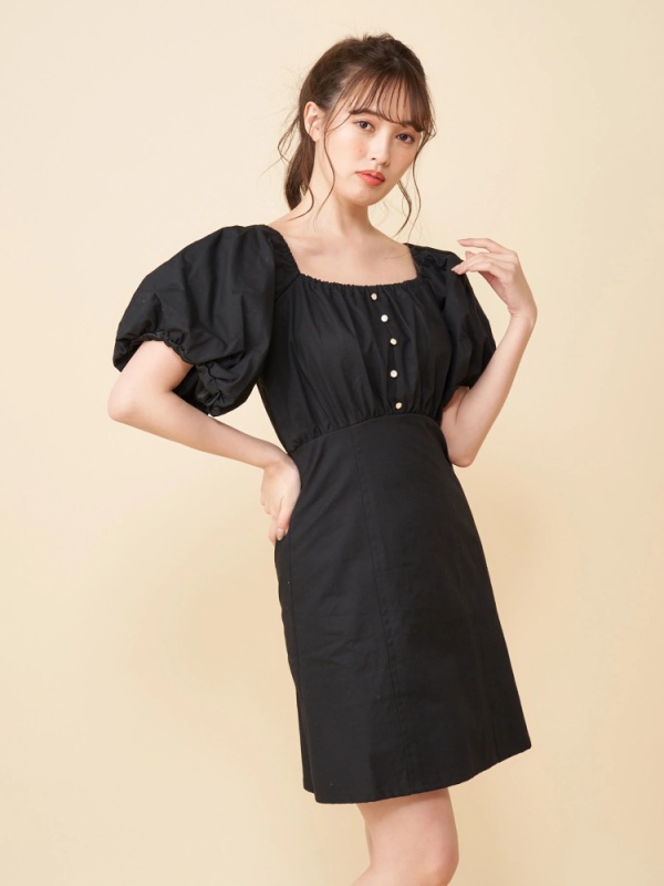 パフスリーブミニワンピース ワンピース ワンピース Miia ミーア Roomy S Web Store 公式通販
