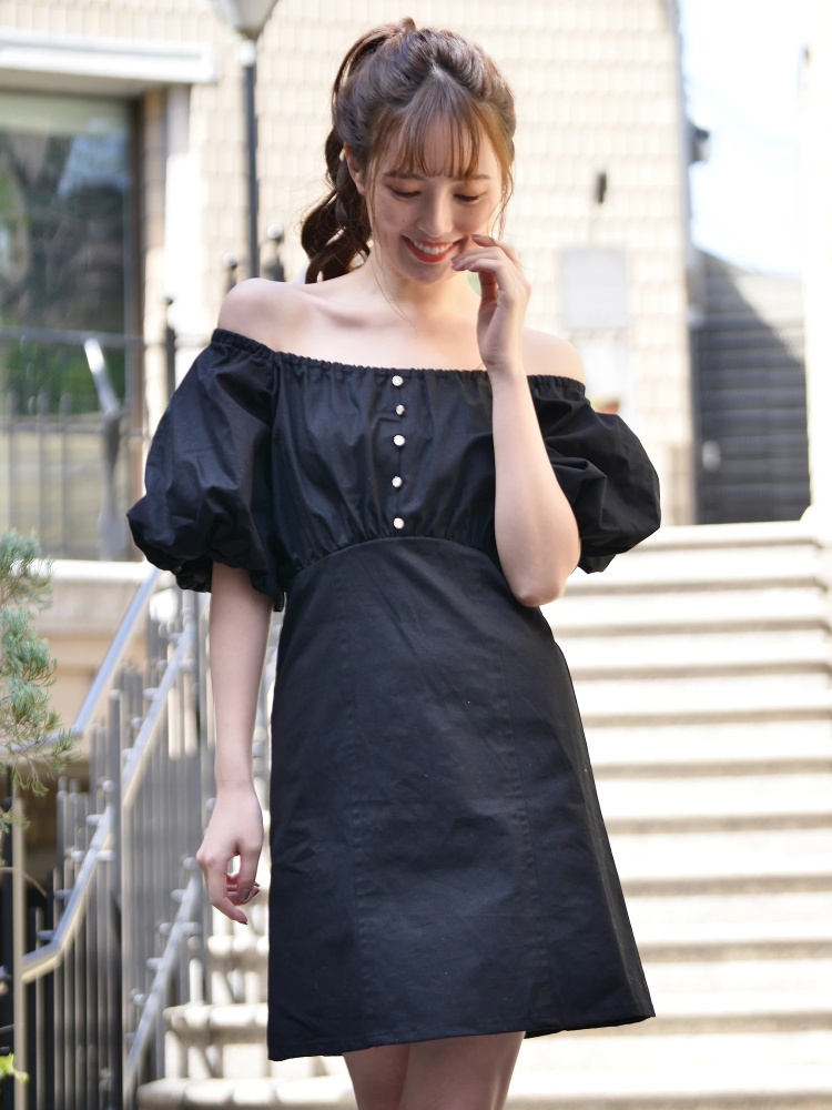 パフスリーブミニワンピース ワンピース ワンピース Miia ミーア Roomy S Web Store 公式通販 Roomy S Web Store ルーミィーズウェブストア