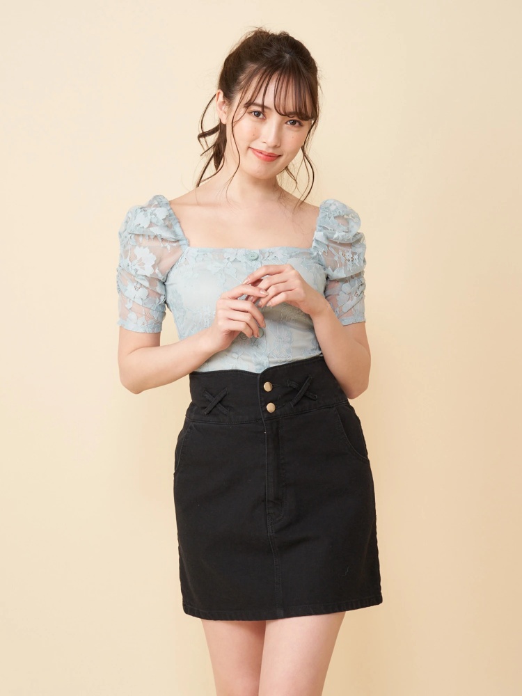 デニムミニスカート ミニスカート スカート Miia ミーア Roomy S Web Store 公式通販 Roomy S Web Store ルーミィーズウェブストア