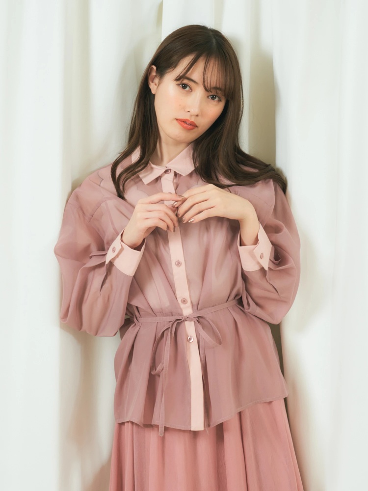 シアーシャツ シャツ ブラウス トップス Miia ミーア Roomy S Web Store 公式通販 Roomy S Web Store ルーミィーズウェブストア