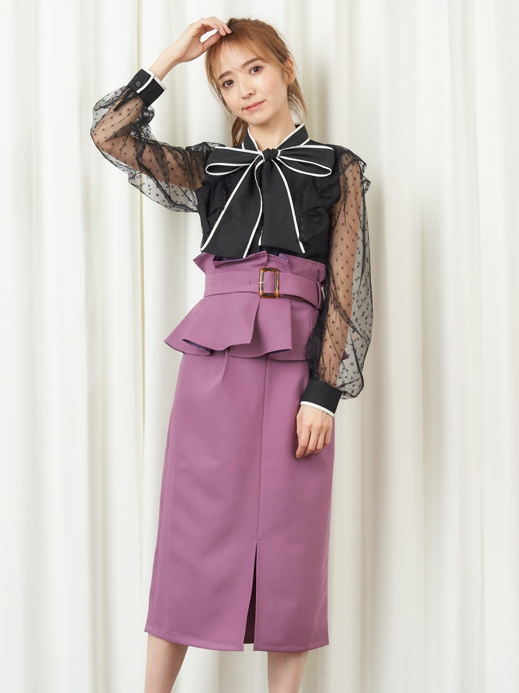 コルセットベルト付きタイトスカート スカート スカート Miia ミーア Roomy S Web Store 公式通販 Roomy S Web Store ルーミィーズウェブストア