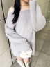 MIIA(ミーア) |ふわふわシャギーニットワンピース