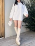 MIIA(ミーア) |ふわふわシャギーニットワンピース