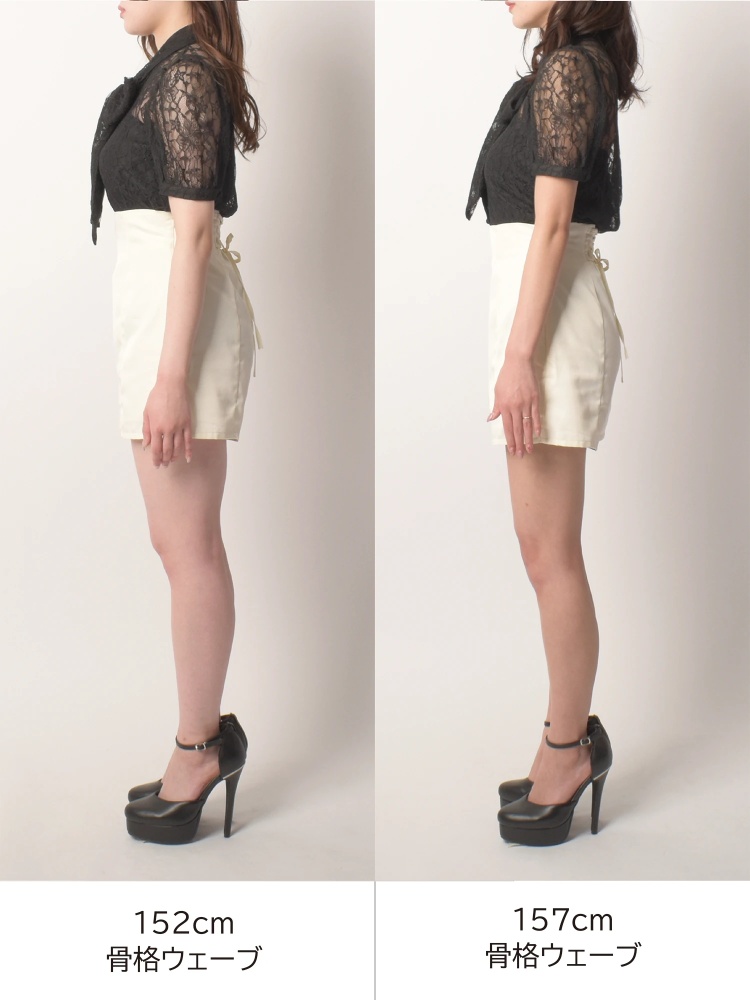 バックレースアップショーパン｜ショートパンツ｜パンツ｜MIIA（ミーア  