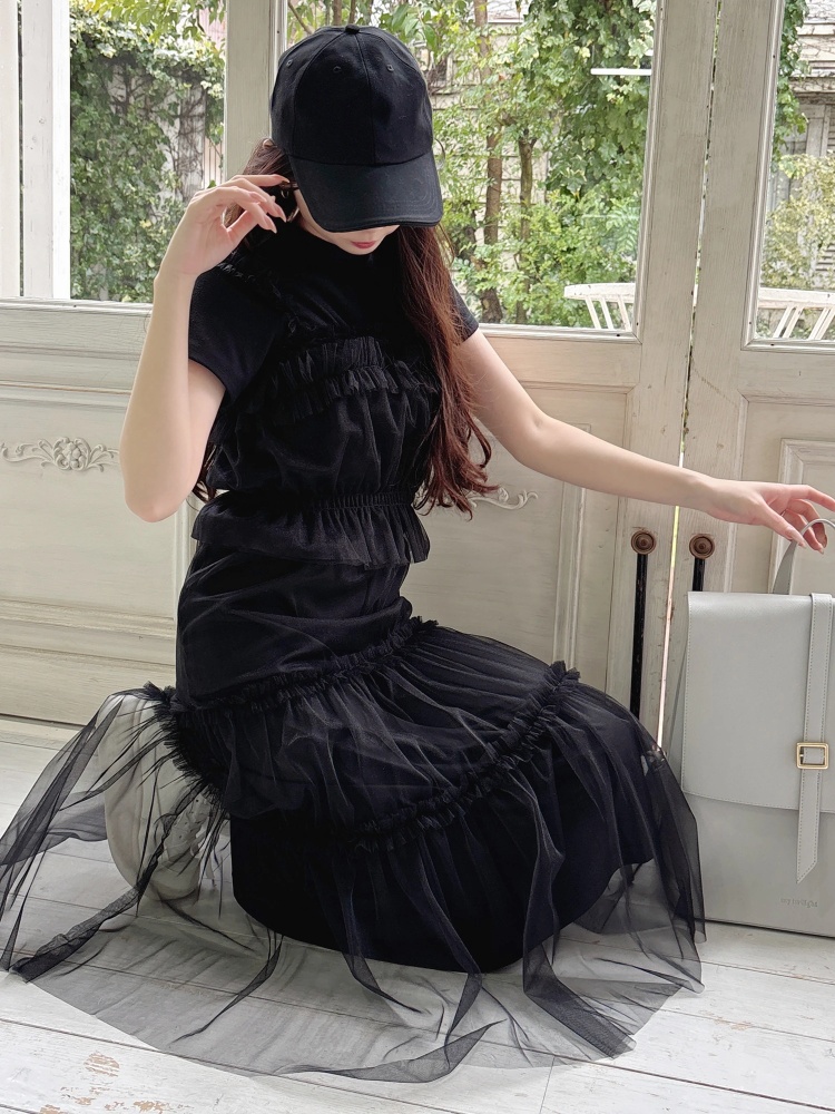 チュールビスチェ×スカートセット｜セット｜セット｜MIIA（ミーア  