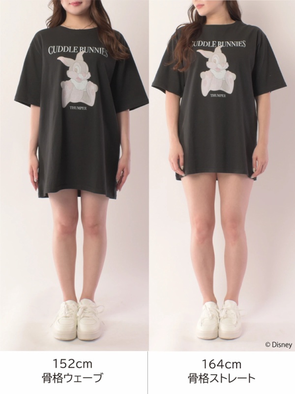 MIIA(ミーア) |【Disney/バンビ】グラフィックプリントビッグTシャツ