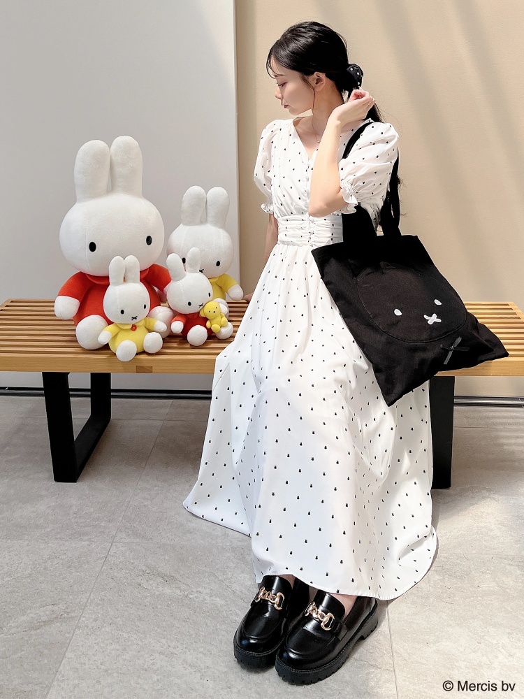 miffy 総柄フレアワンピース｜ワンピース｜ワンピース｜MIIA（ミーア 