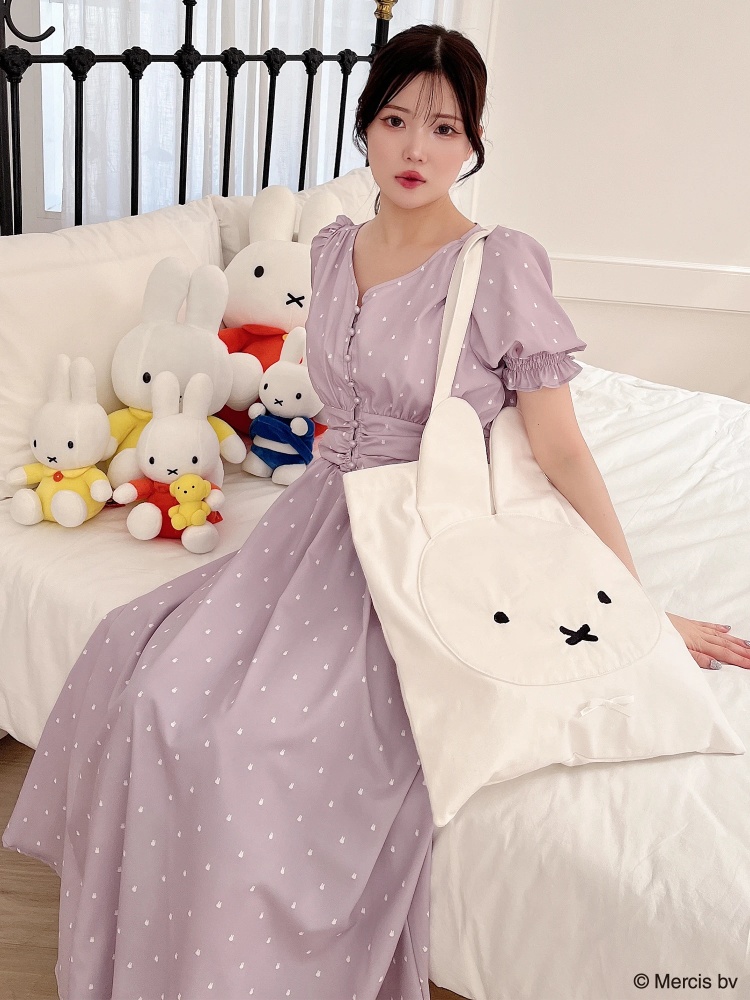 miffy 総柄フレアワンピース｜ワンピース｜ワンピース｜MIIA（ミーア  