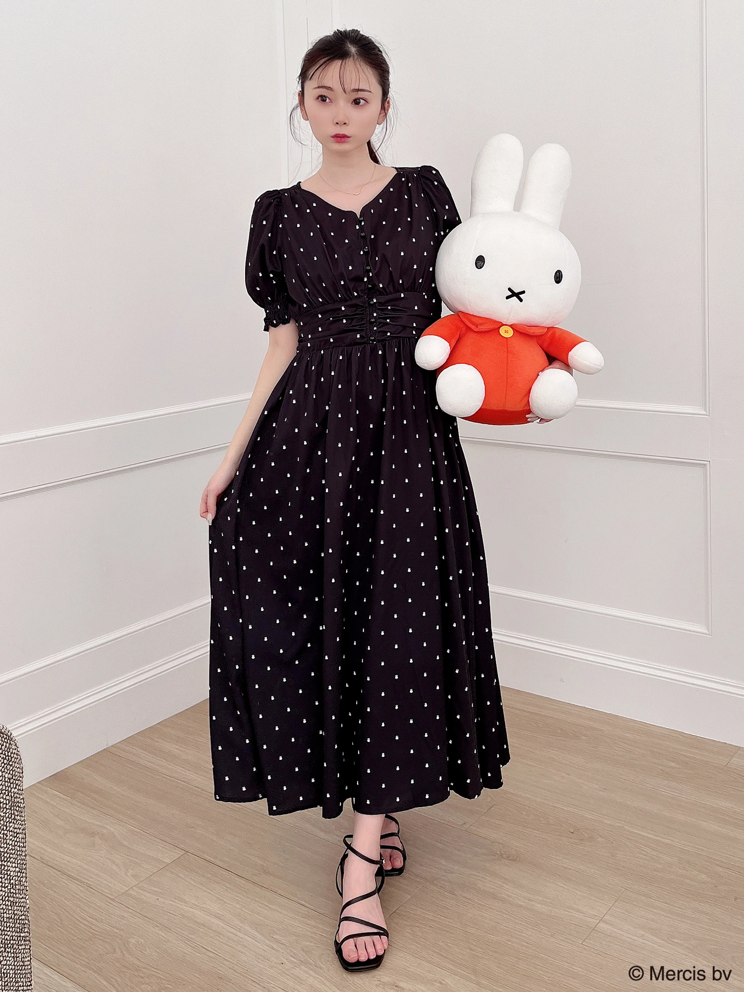 miffy 総柄フレアワンピース｜ワンピース｜ワンピース｜MIIA（ミーア）｜Roomy's WEB STORE  【公式通販】｜36420411｜Roomy's WEB STORE（ルーミィーズウェブストア）