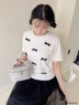MIIA(ミーア) |miffy パールリボンTシャツ