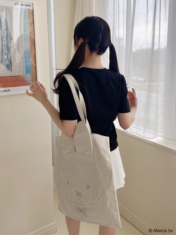 MIIA(ミーア) |miffy パールリボンTシャツ