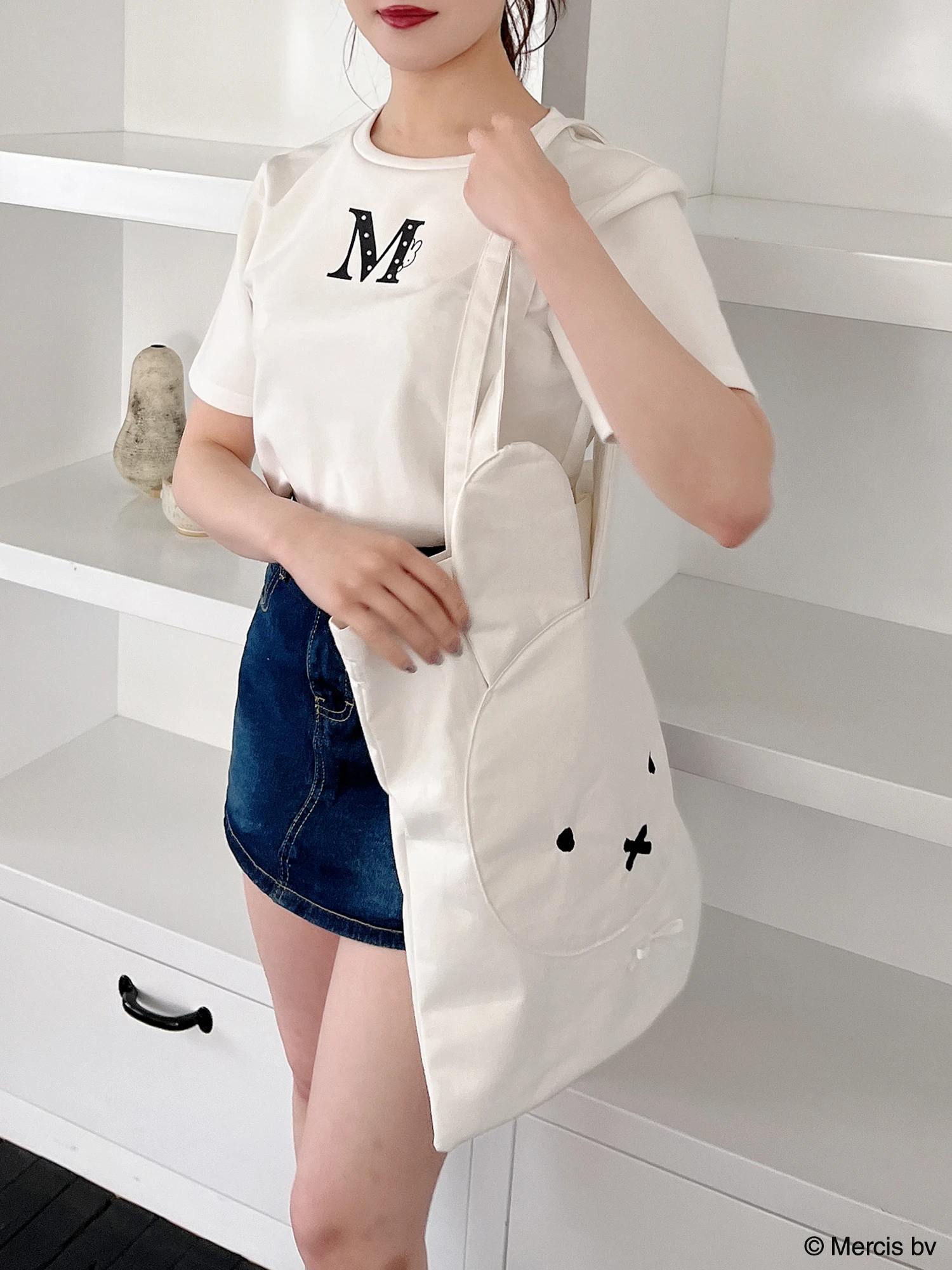 miffy パールロゴTシャツ｜Tシャツ・カットソー｜トップス｜MIIA