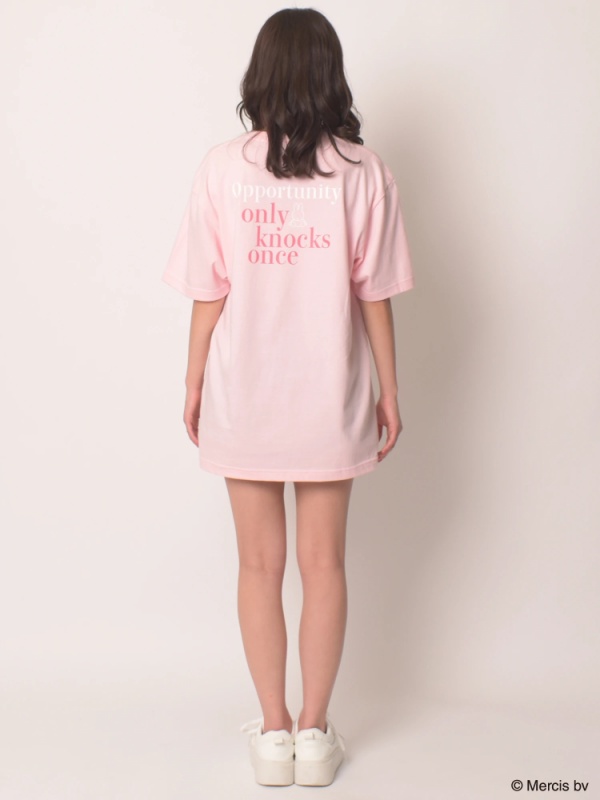 MIIA(ミーア) |miffy バイカラーロゴプリントTシャツ