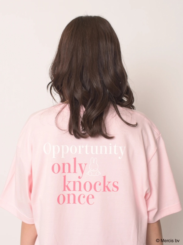 MIIA(ミーア) |miffy バイカラーロゴプリントTシャツ