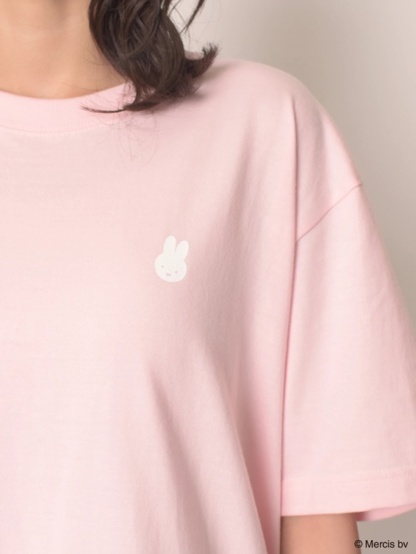 MIIA(ミーア) |miffy バイカラーロゴプリントTシャツ
