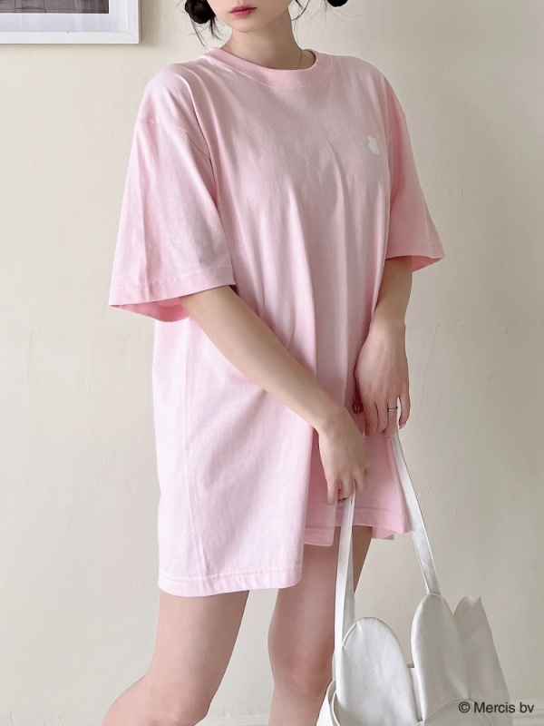 MIIA(ミーア) |miffy バイカラーロゴプリントTシャツ