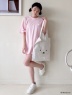 MIIA(ミーア) |miffy バイカラーロゴプリントTシャツ