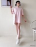 MIIA(ミーア) |miffy バイカラーロゴプリントTシャツ
