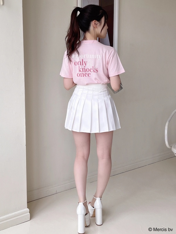 MIIA(ミーア) |miffy バイカラーロゴプリントTシャツ