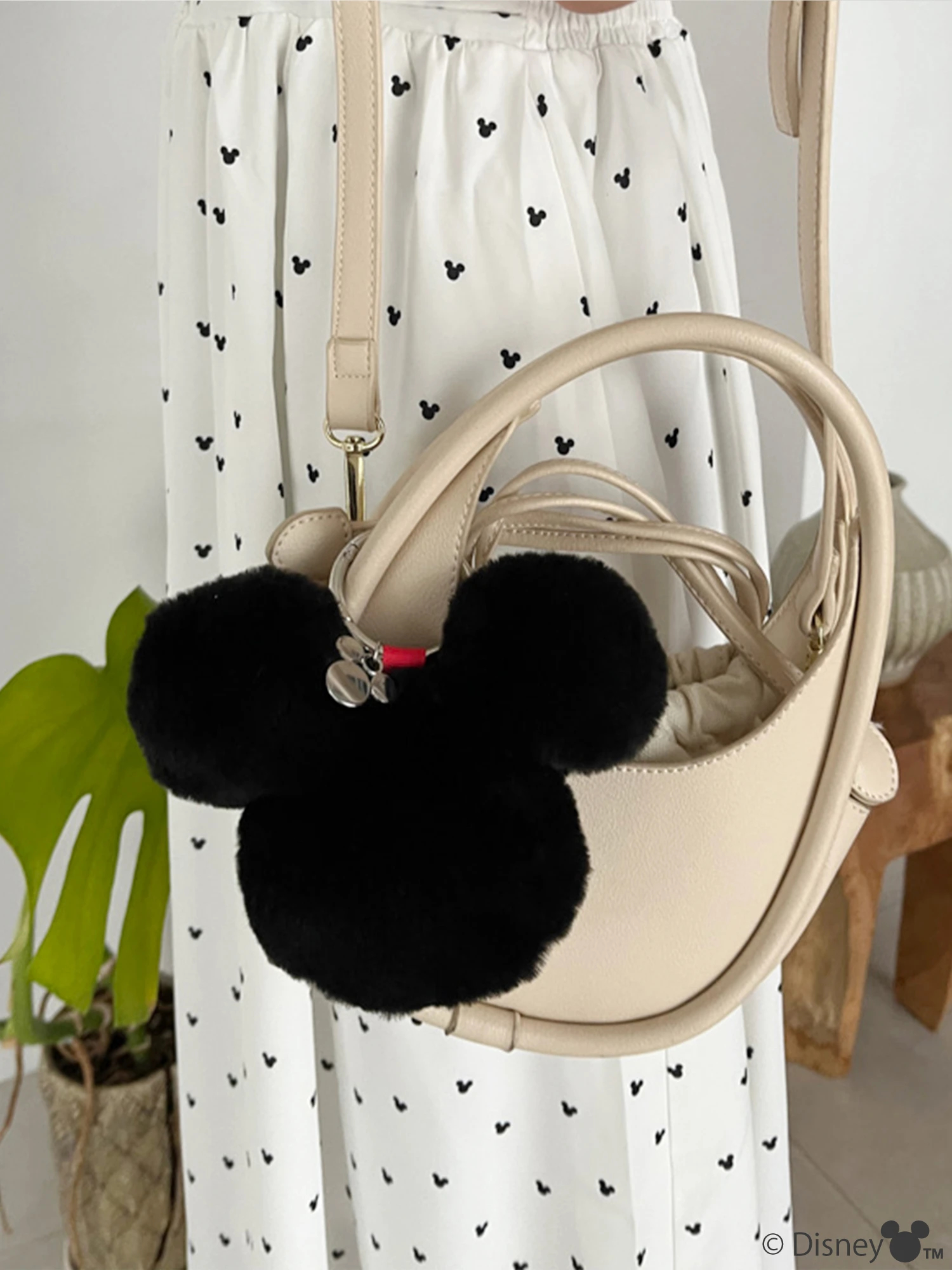 Disney】ファーモチーフバッグチャーム｜ファッション小物