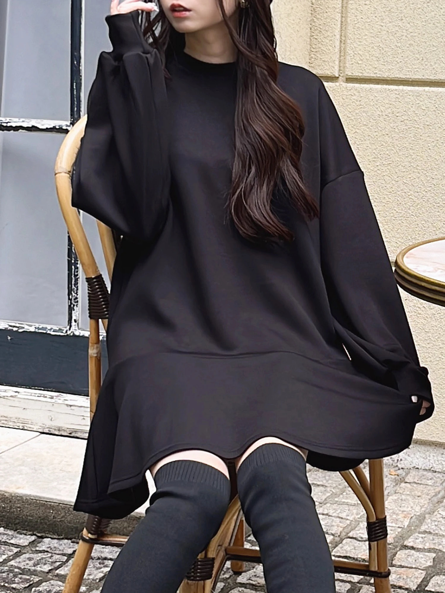 miiesmiim プルオーバーミニワンピース pullover mini one-piece（ミニワンピース）｜miies miim