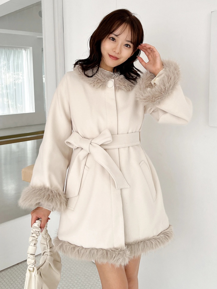 ノーカラーフレアスリーブコート｜コート｜アウター｜MIIA（ミーア  