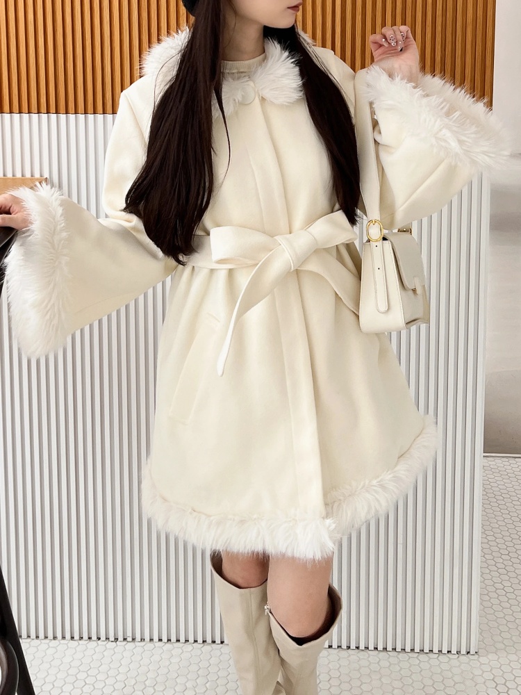 ノーカラーフレアスリーブコート｜コート｜アウター｜MIIA（ミーア  