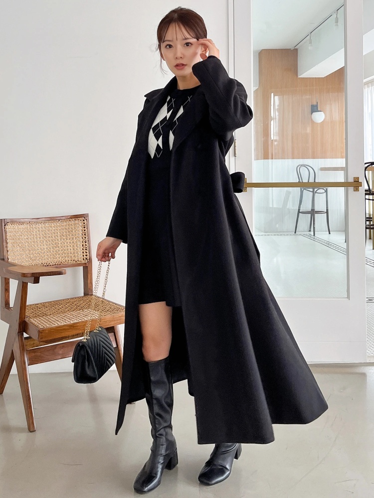 ダブルボタンウエストリボンコート｜コート｜アウター｜MIIA（ミーア  