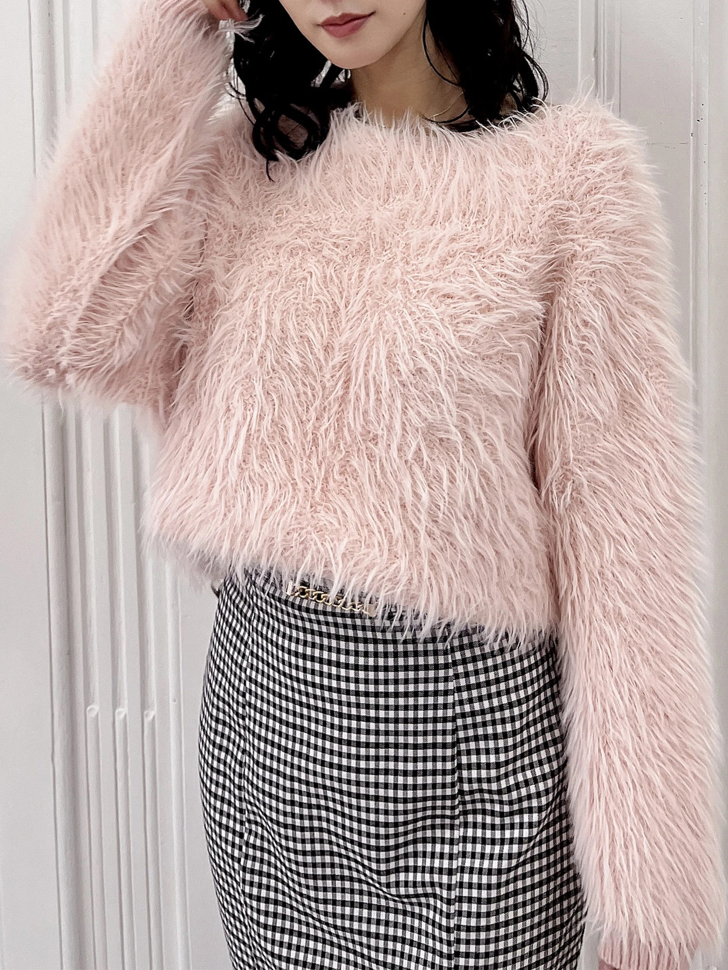 冬ギフト  ロングシャギーニット｜ニット｜トップス｜MIIA（ミーア トップス
