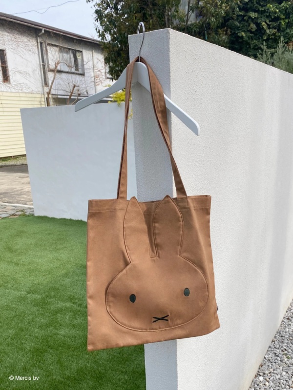 MIIA(ミーア) |miffy ダイカットトートバッグ(ブラウン)