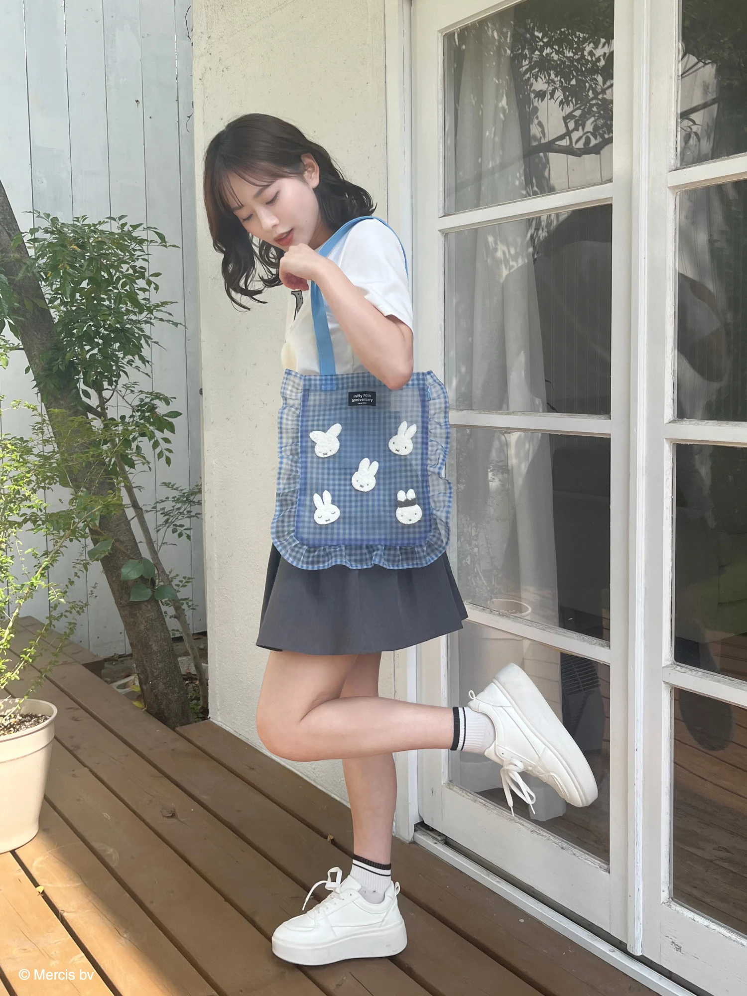 Miffy ミッフィースタイル限定 サーモスマグ フェイス BK 0.5L