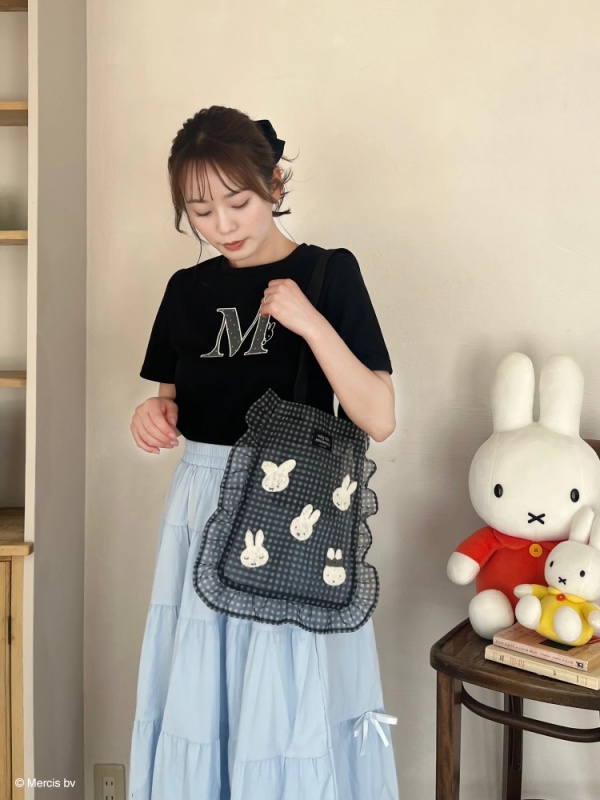 MIIA(ミーア) |miffy ギンガムメッシュトート