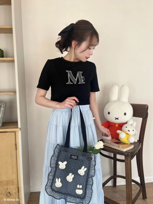 MIIA(ミーア) |miffy ギンガムメッシュトート