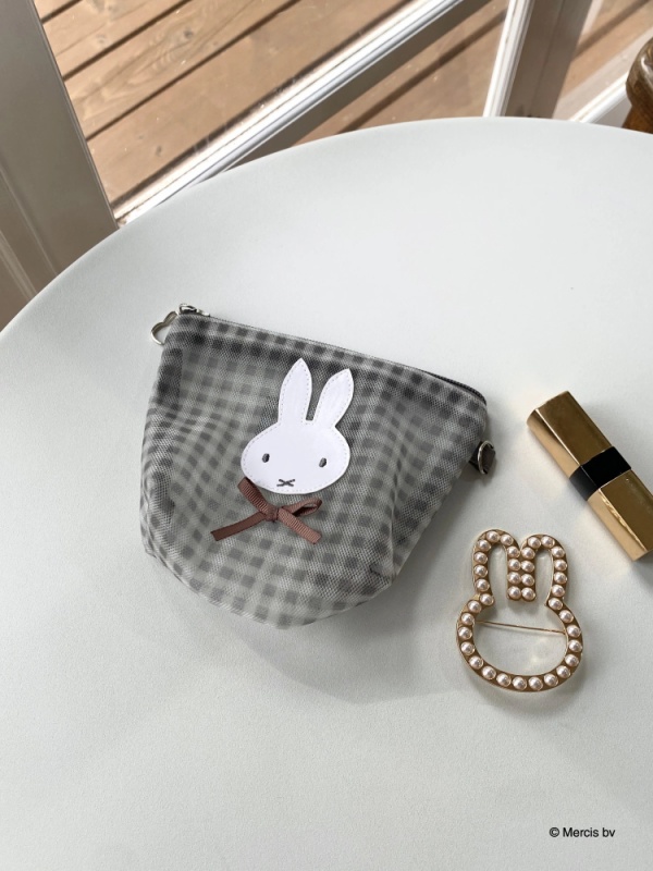 MIIA(ミーア) |miffy ギンガムメッシュポーチ