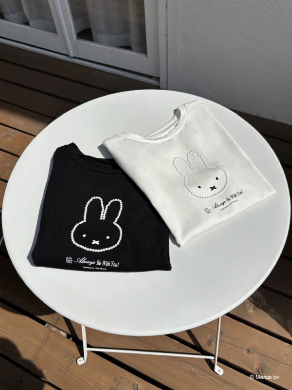 MIIA(ミーア) |miffy パールトリミングTシャツ