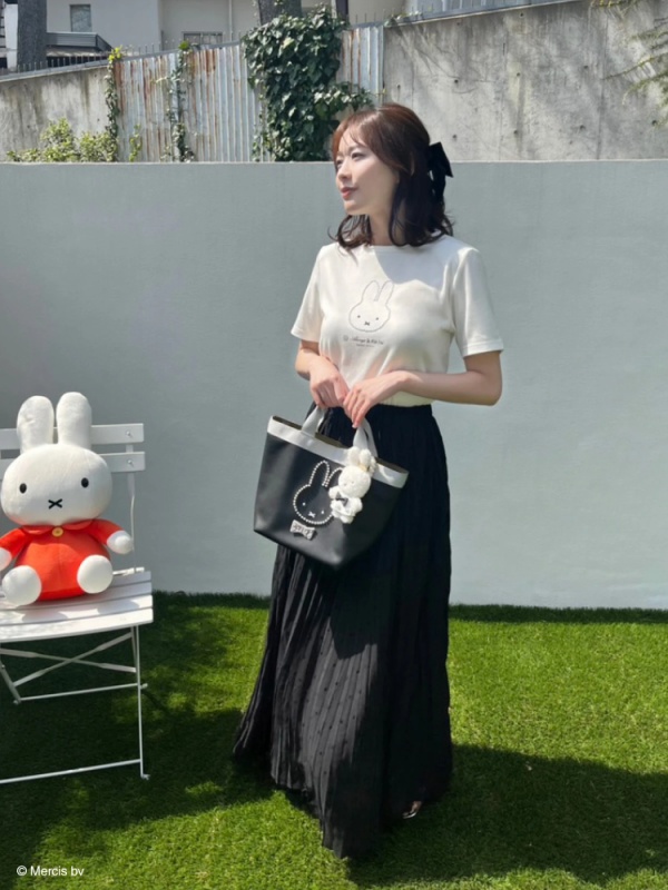 MIIA(ミーア) |miffy パールトリミングTシャツ