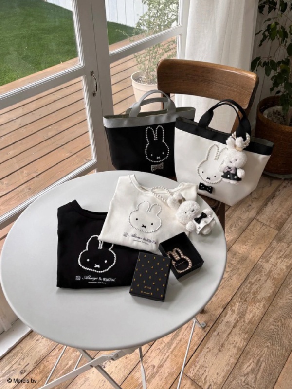MIIA(ミーア) |miffy パールトリミングTシャツ