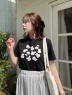 MIIA(ミーア) |miffy バイカラープリントTシャツ(ブラック)