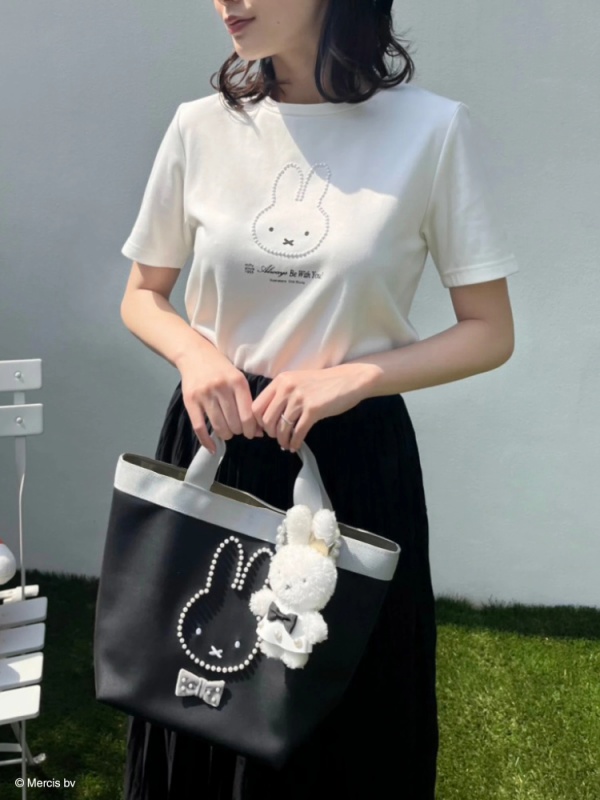 MIIA(ミーア) |miffy パールトリミングバッグ