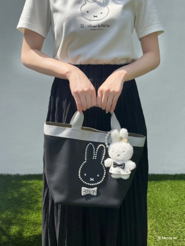 MIIA(ミーア) |miffy パールトリミングバッグ
